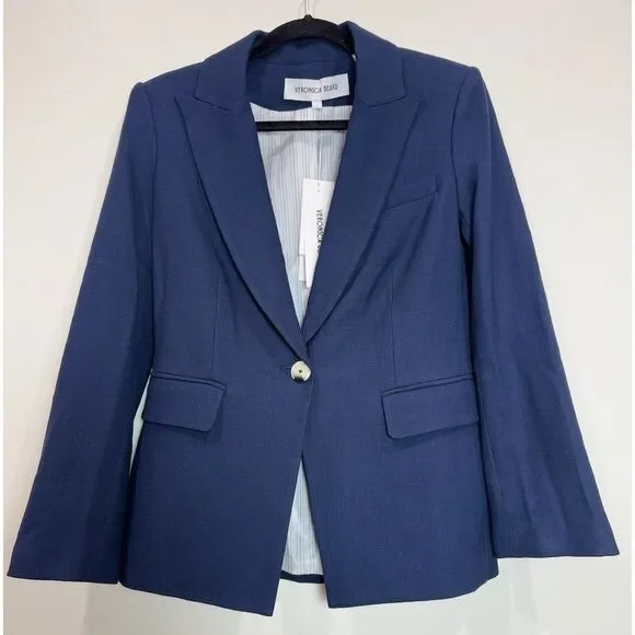 Veronica Beard | Obie Dickey Jacket | In Marine | Size 2 NWT - Picture 5 of 12